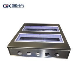 China Grande caixa de distribuição elétrica doméstica de aço inoxidável da placa de distribuição da iluminação do tamanho fornecedor