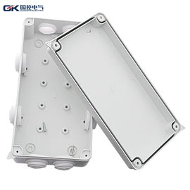 China Material branco bonde exterior interno plástico Dustproof do PC da caixa de junção feito-à-medida fornecedor