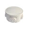 Tipo redondo caixa do círculo exterior de junção plástica branca/caixa elétrica plástica redonda fornecedor