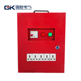 Placa de distribuição da caixa de distribuição elétrica vermelha/da corrente elétrica local do trabalho